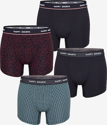 Happy Shorts - Boxers ' Dark Print Sets ' em azul: frente