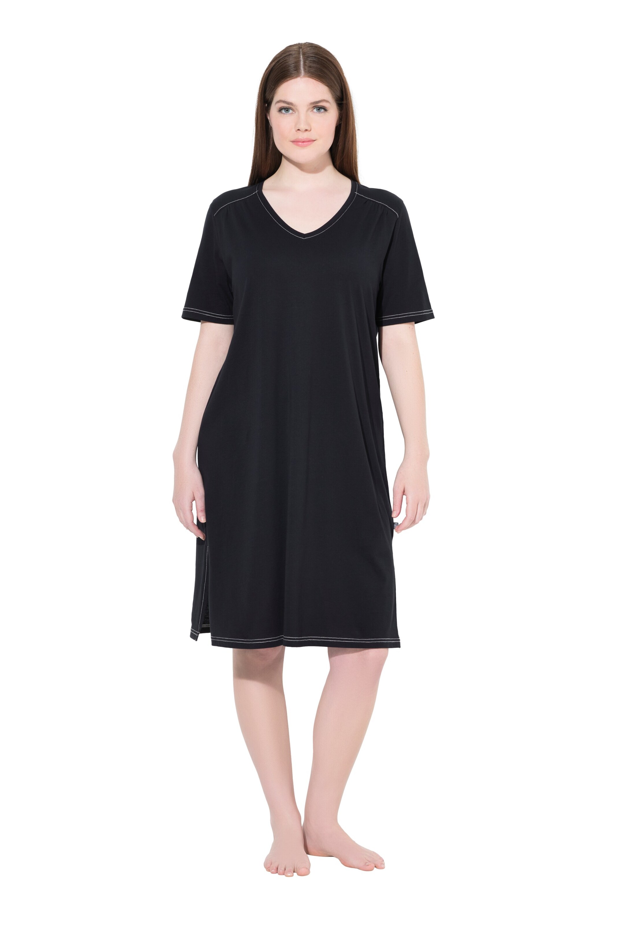 Ulla Popken Nachthemd in Blauw