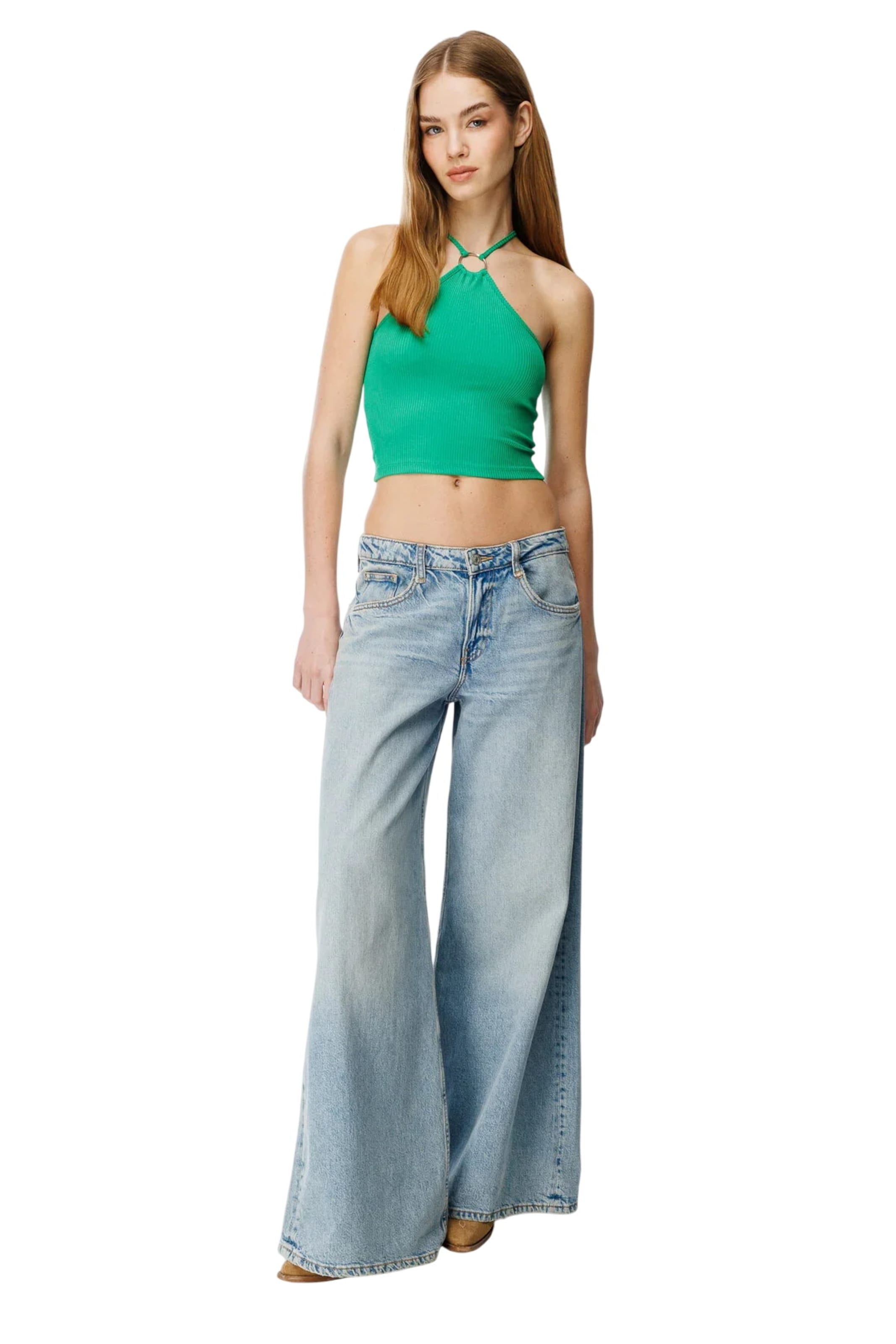 Alexa Dash Blouse in Groen