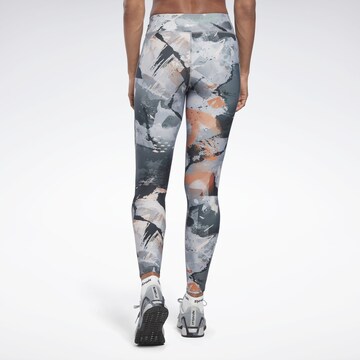 Reebok Skinny Sporthose in Grau