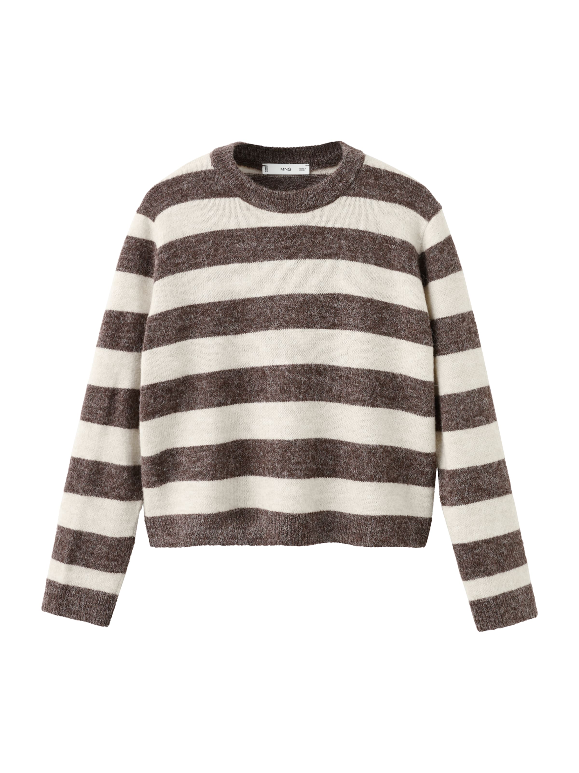 MANGO Pullover 'ARBOL' in Braun: Vorderseite