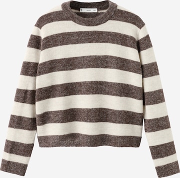 MANGO Pullover 'ARBOL' in Braun: Vorderseite