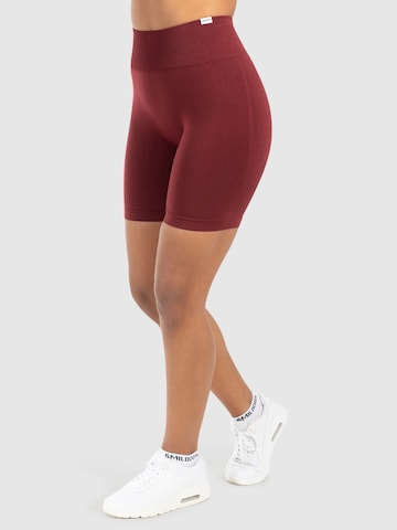 Coupe slim Pantalon de sport Smilodox en rouge