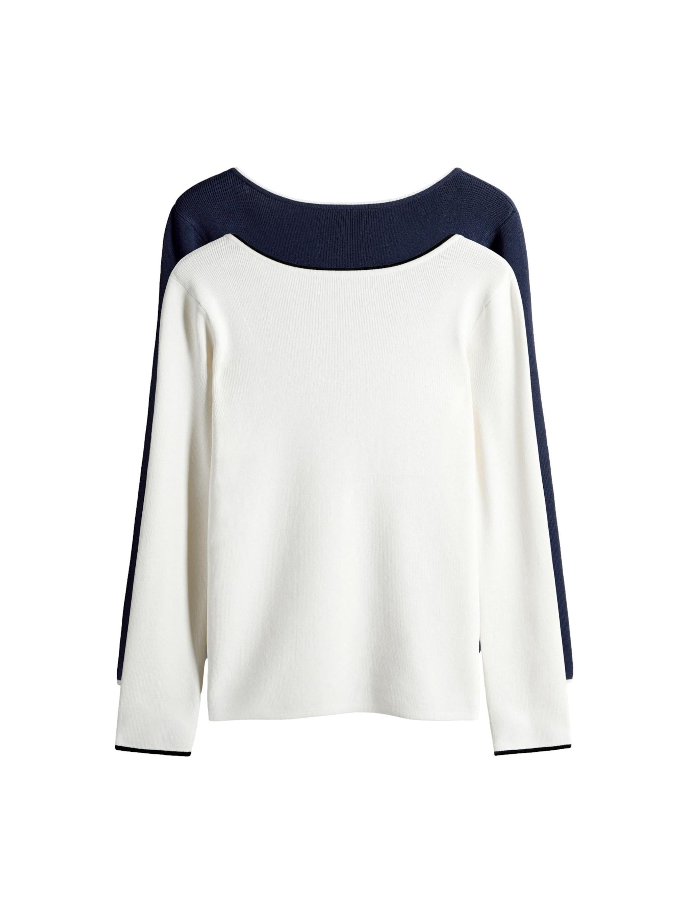 The Set Trui in Beige: voorkant