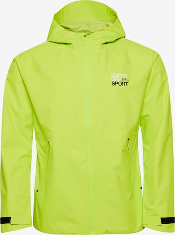 Superdry Športna jakna | rumena barva: sprednja stran