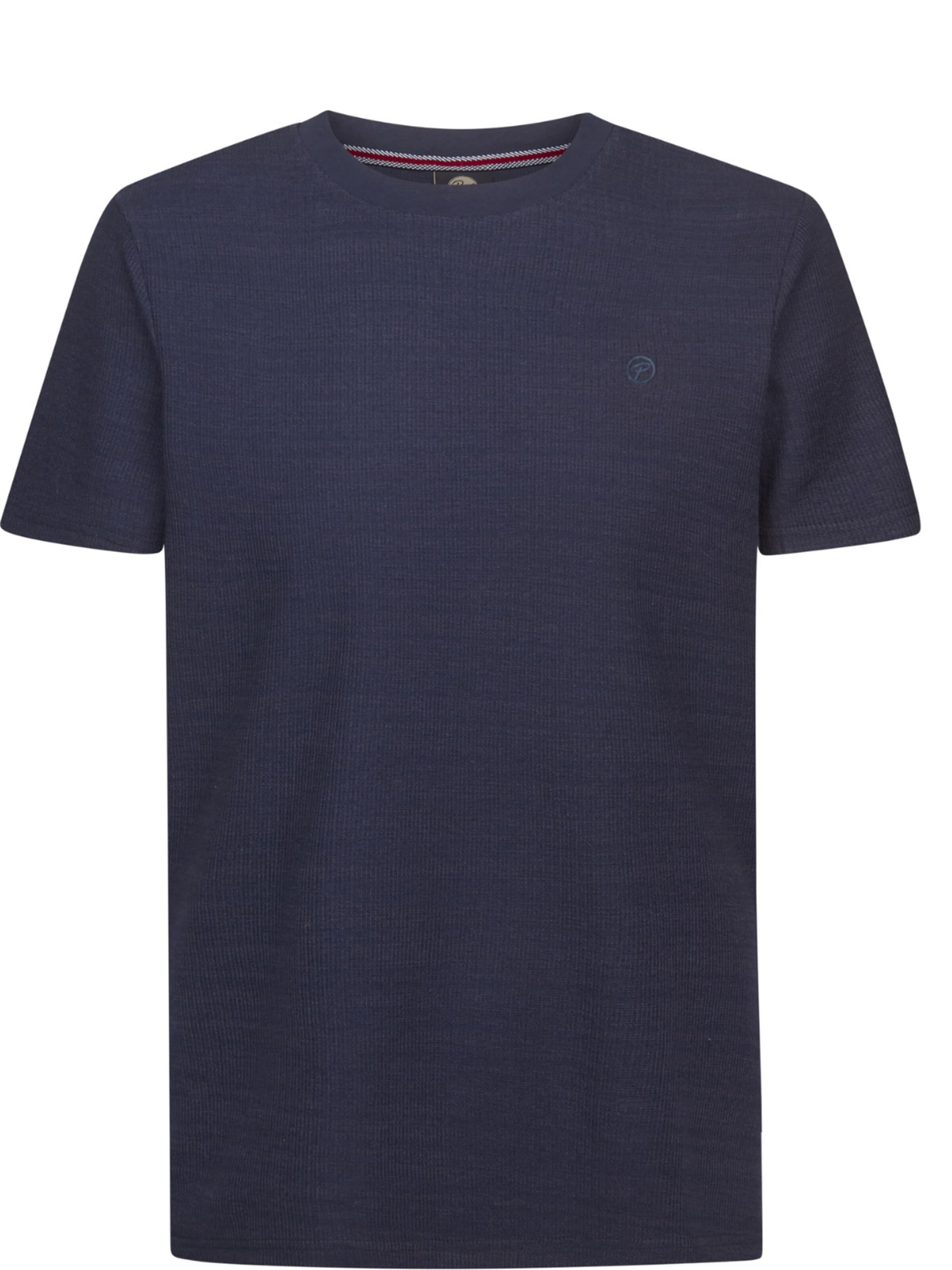 T-Shirt 'Petrol Industries - Heren t-shirt' PETROL en bleu : devant