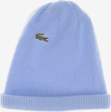 LACOSTE Hat & Cap in One size in Blue: front