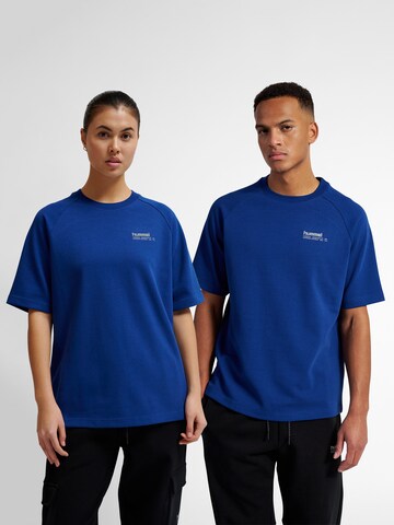 Hummel T-Shirt 'Tech' in Blau: Vorderseite