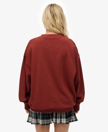 Sweat-shirt Superdry en marron