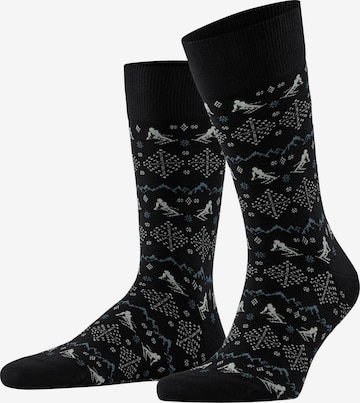 FALKE Socken 'Ski Slope SO' in Schwarz: Vorderseite