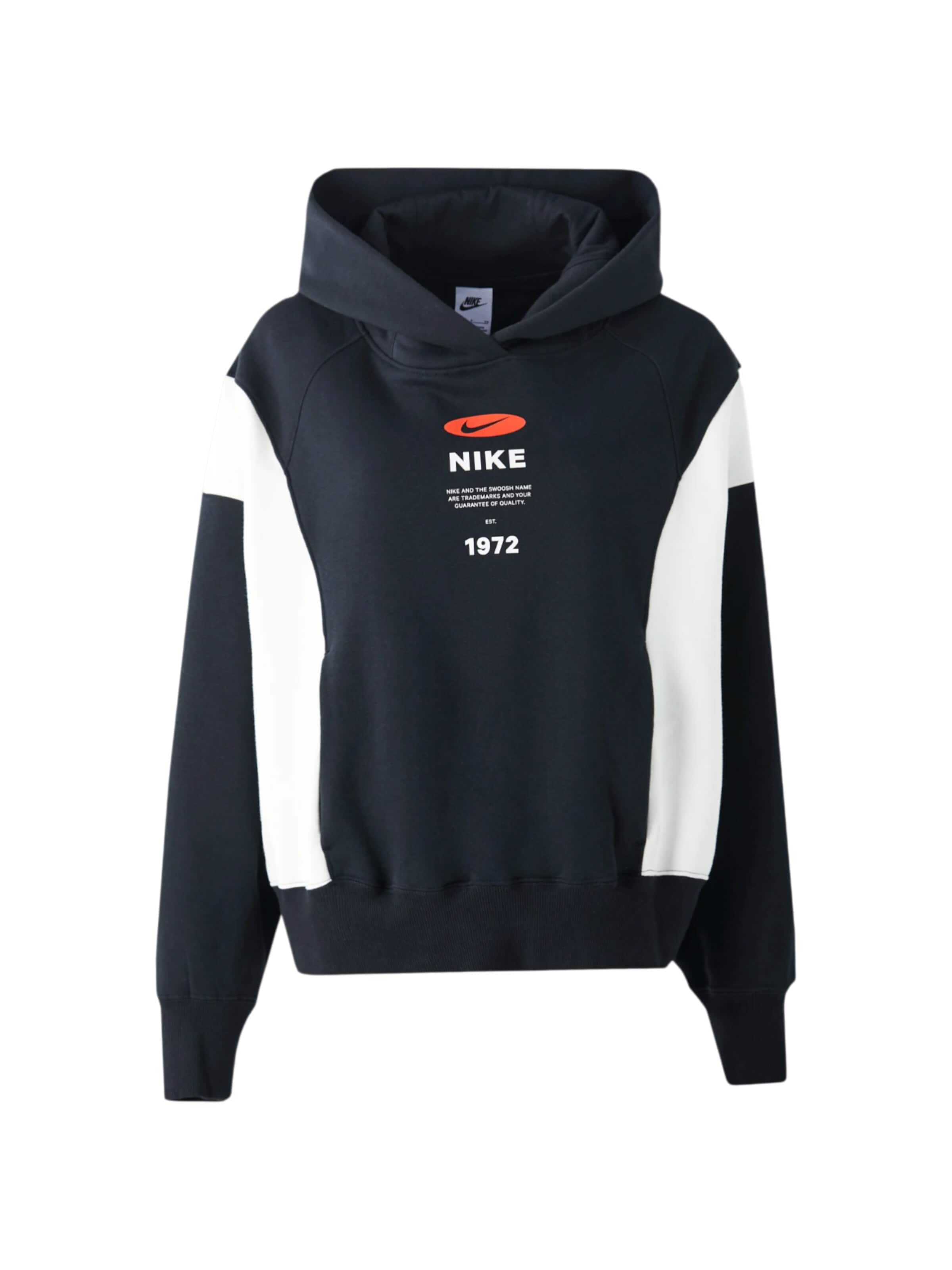 NIKE Pull-over en L en noir, Vue avec produit