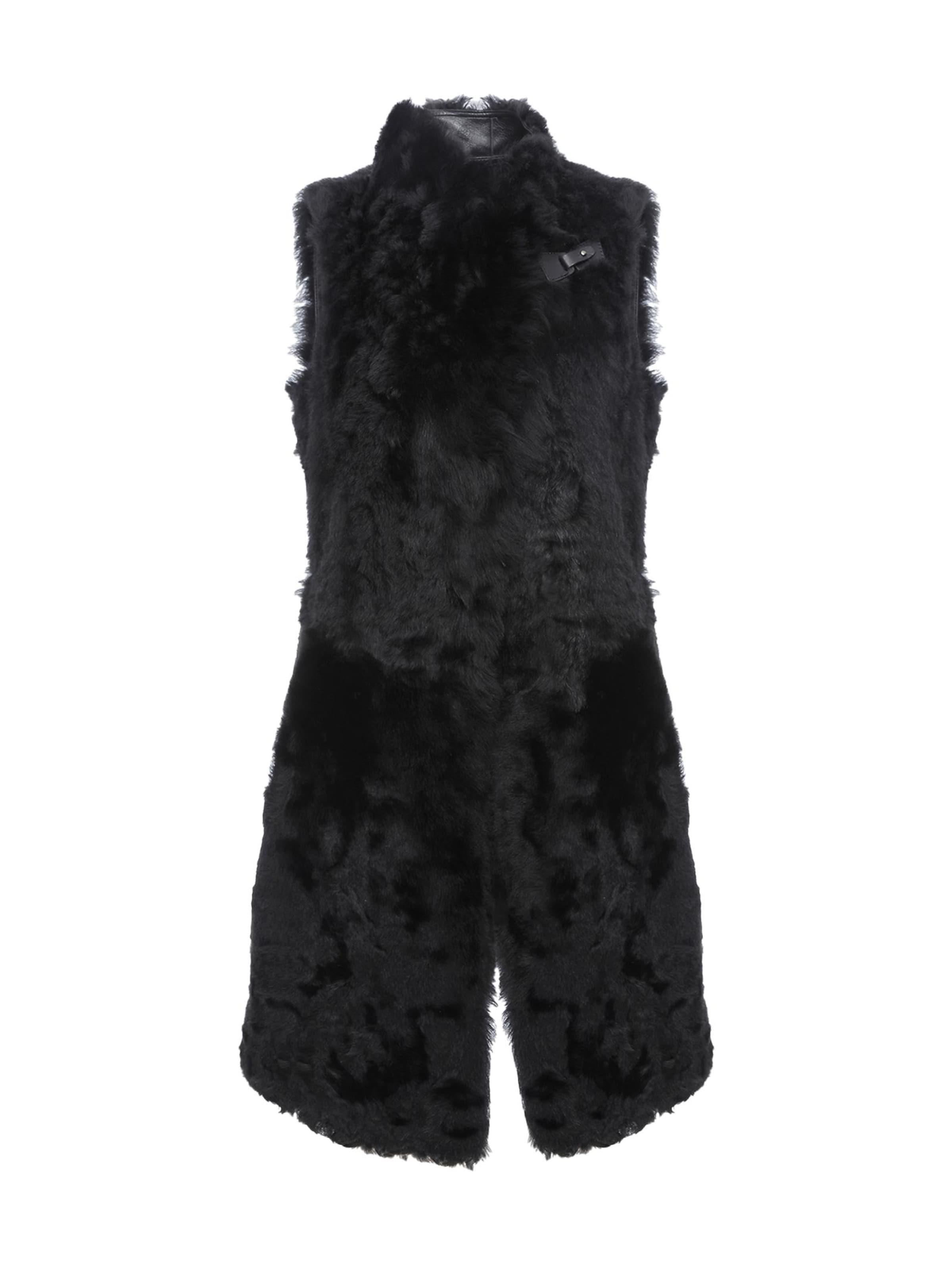 VESPUCCI BY VSP Wintermantel 'Tory' in Schwarz: Vorderseite