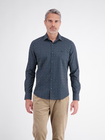 LERROS Regular fit Button Up Shirt in Blue: front