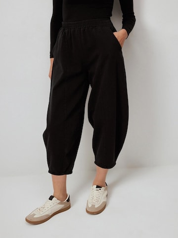 Regular Pantalon Touche Prive en noir