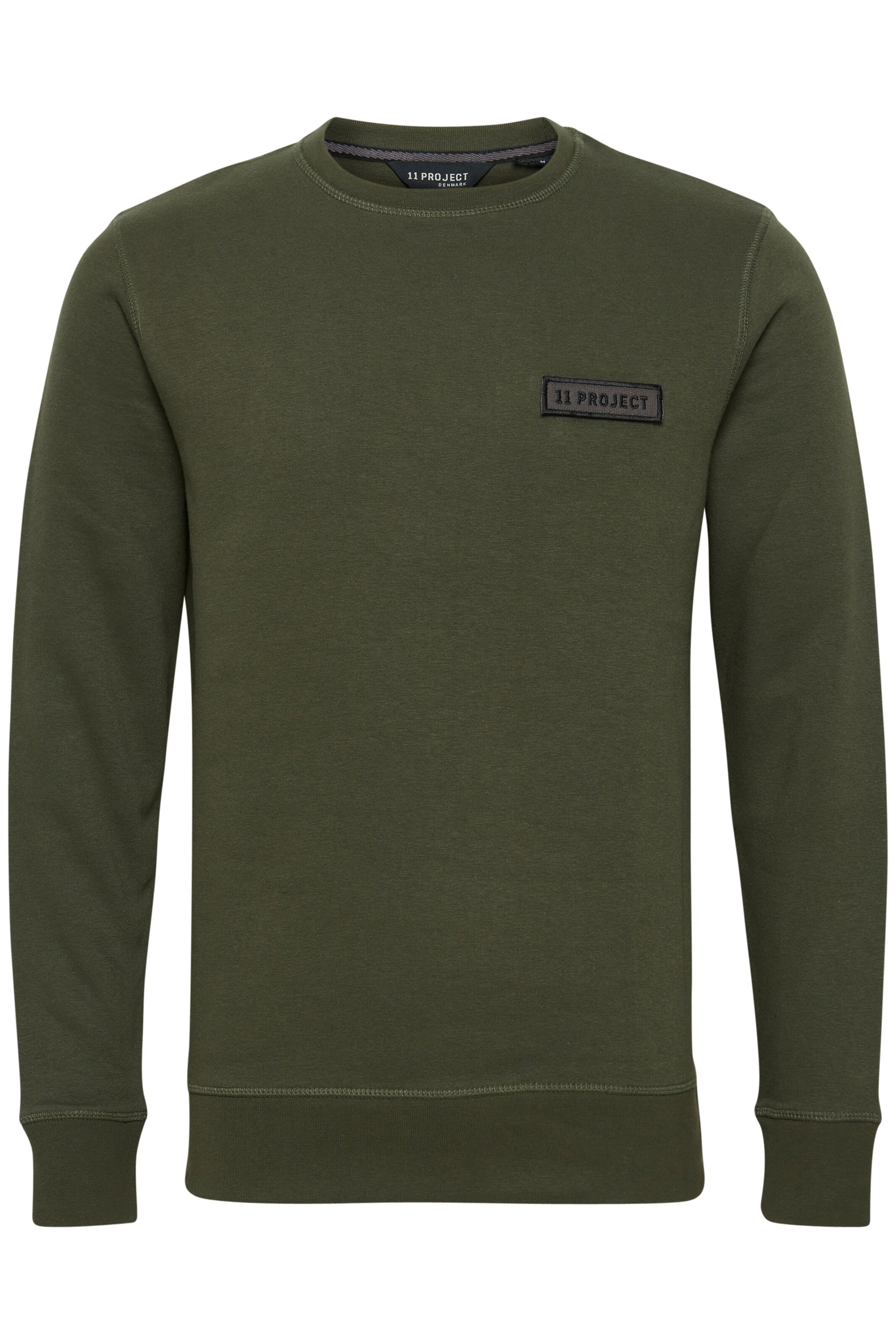 11 Project Sweatshirt 'SIBO' in Grün: Vorderseite