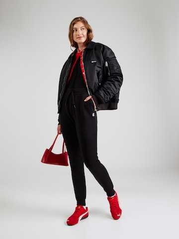 ARMANI EXCHANGE Дънки Tapered Leg Панталон в черно