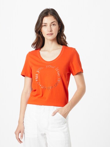 s.Oliver T-Shirt in Orange: Vorderseite