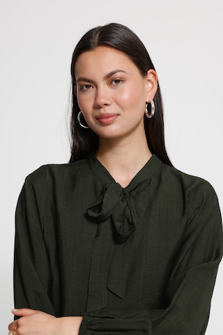 ICHI Bluse in Braun