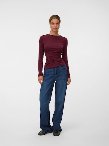 VERO MODA Shirt 'VMAva Sarah' in Rot