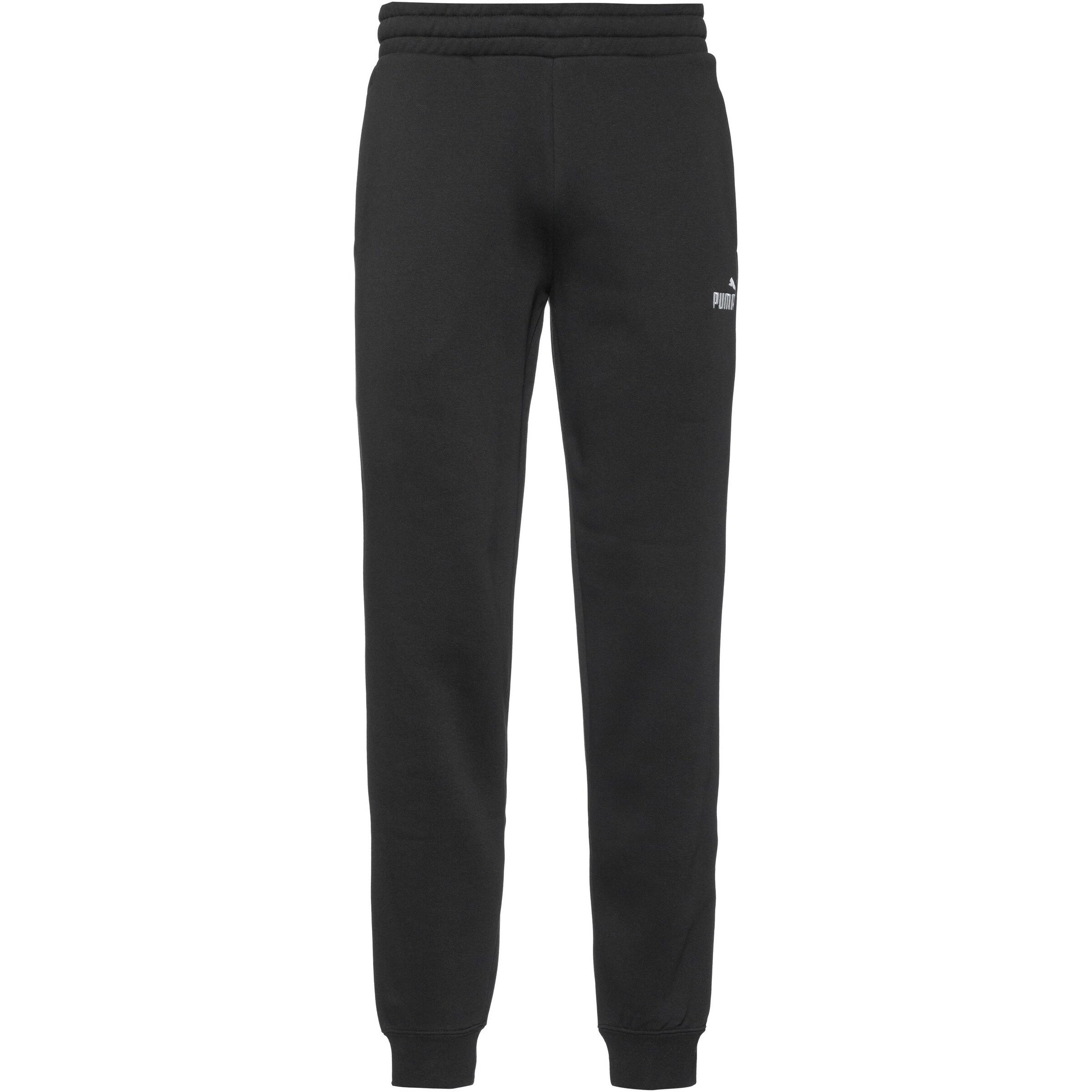 PUMA - Tapered Calças de desporto 'ESS No. 1' em preto