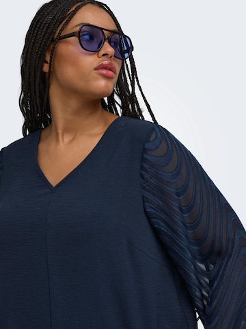 Camicia da donna 'CARMETTA' di ONLY Carmakoma in blu