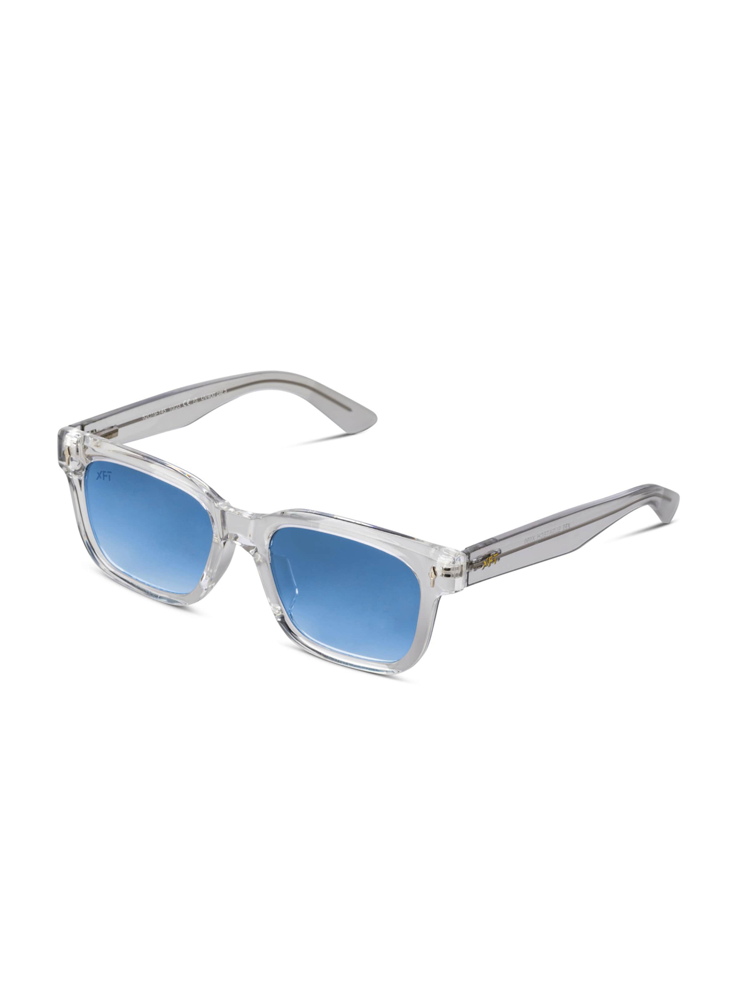 X Frame Therapy Sunglasses 'Elgatech Sun' in Blue: front