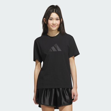Maglia funzionale di ADIDAS SPORTSWEAR in nero: frontale