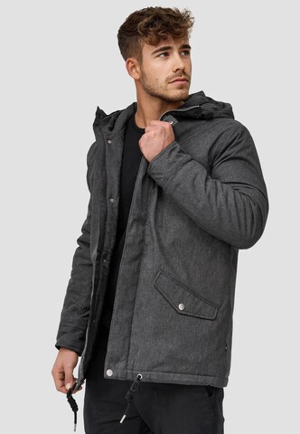 Parka mi-saison 'Anders' JEFF en gris : devant