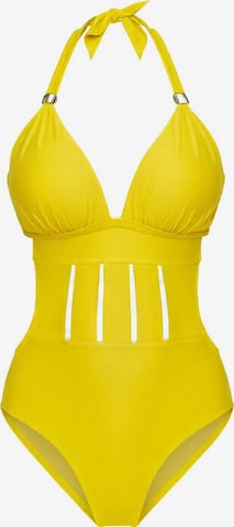 Marko Push-up Strój kąpielowy 'Anina M-680 (13)' w kolorze żółty: przód