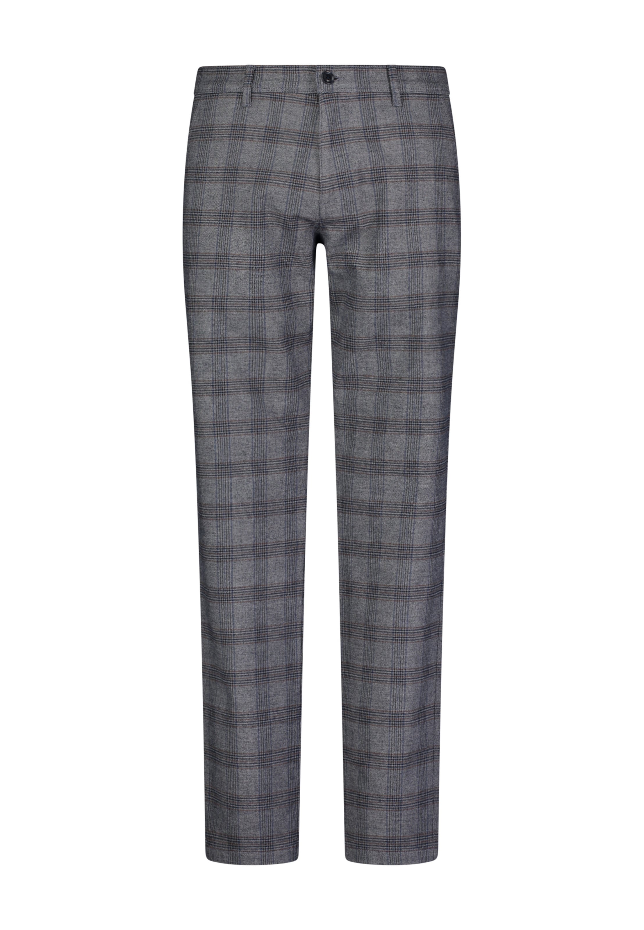 ROY ROBSON Slimfit Hose in Grau: Vorderseite