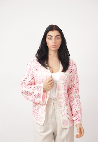 CHERRY KOKO Gebreid vest in Roze