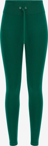 GUESS Skinny Leggings in Green: front