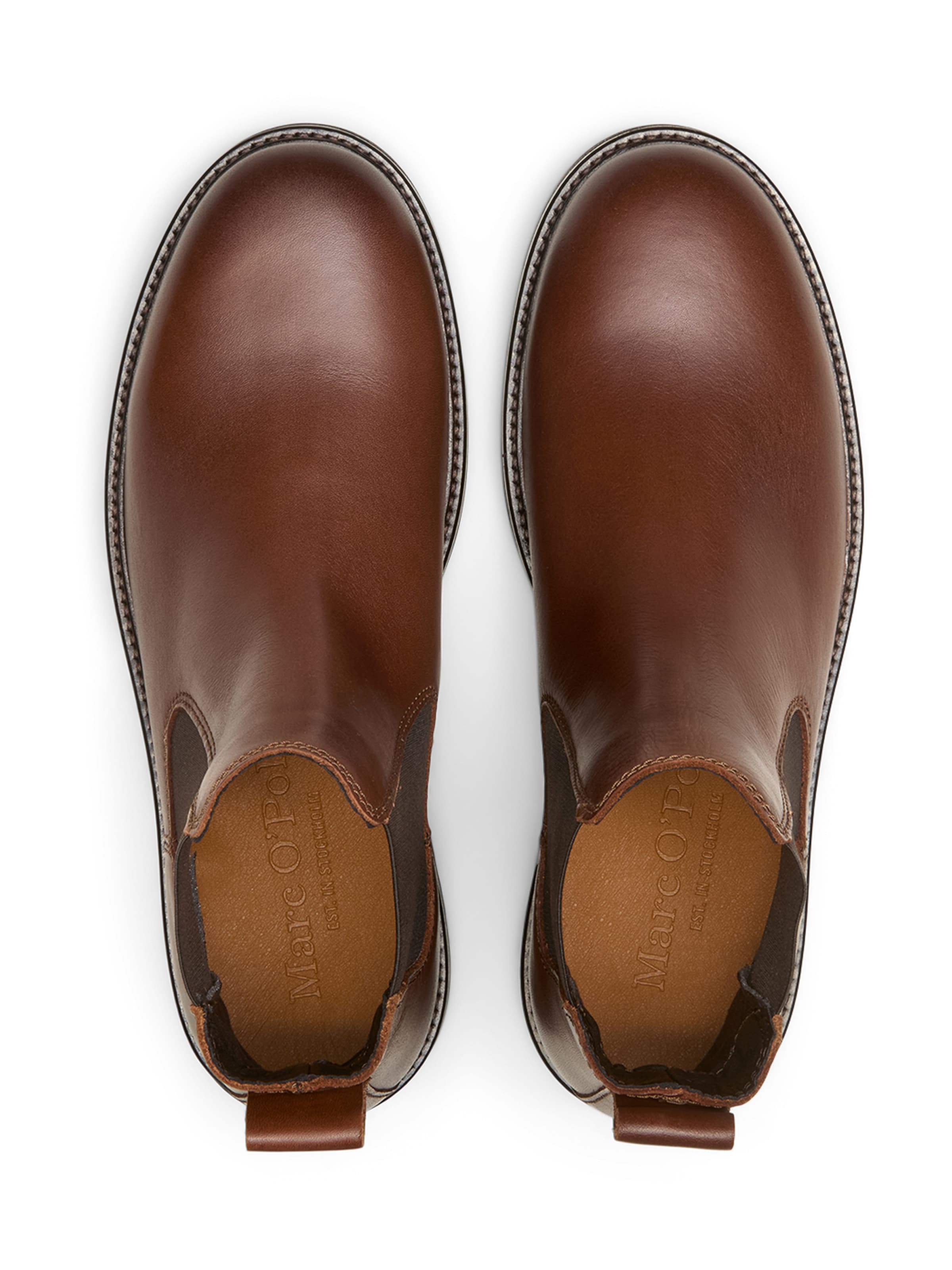 Marc O'Polo Боти Chelsea в кафяво