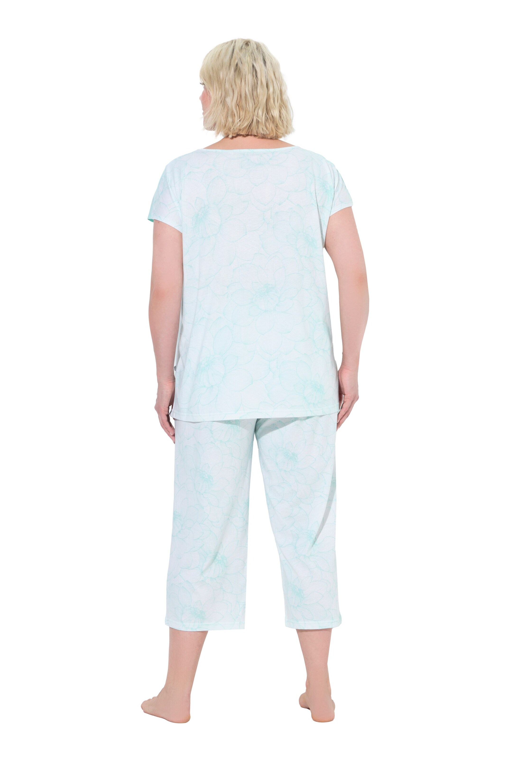 Ulla Popken Pyjama in Grün