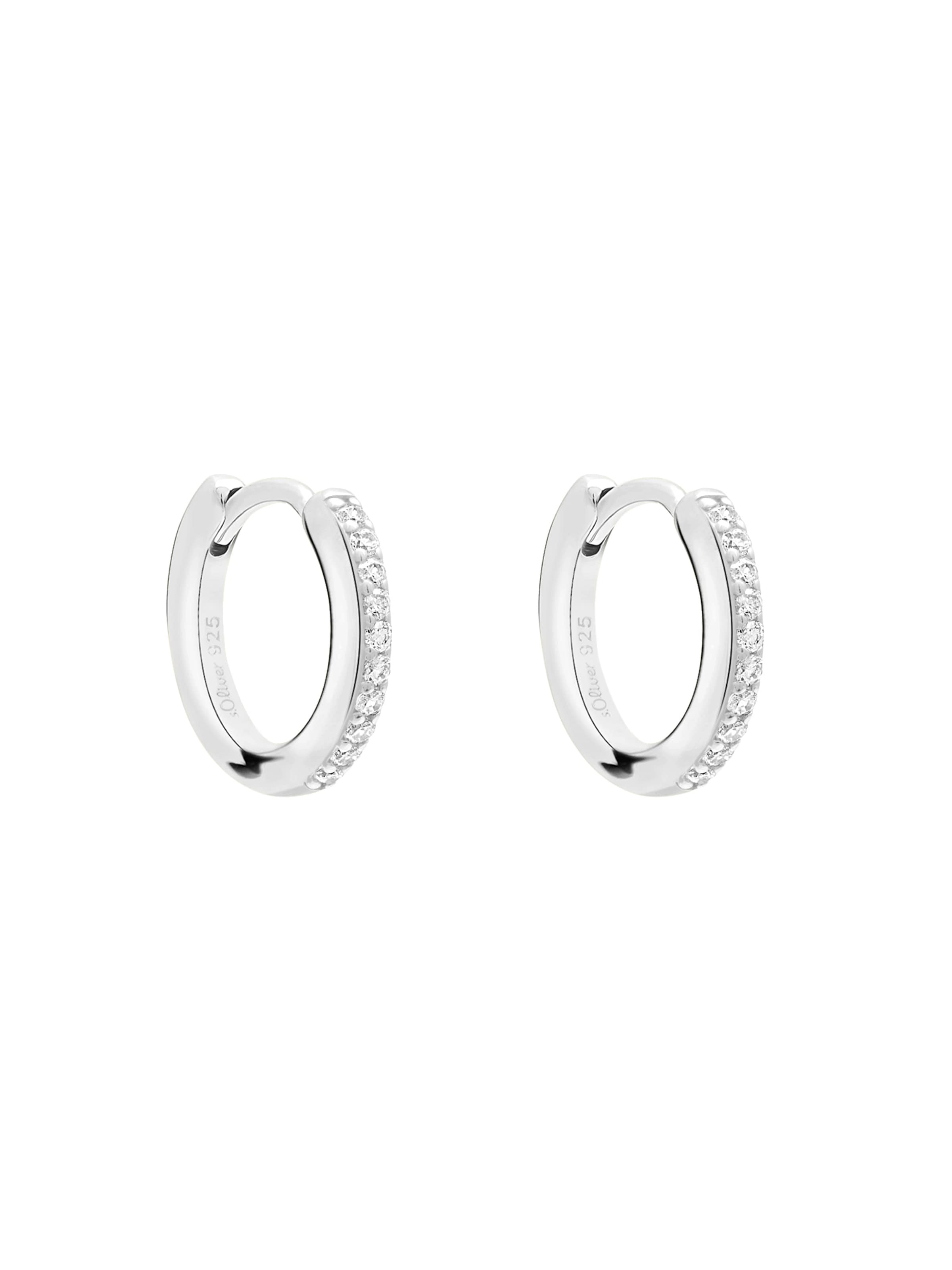s.Oliver Ohrringe in Silber: Vorderseite