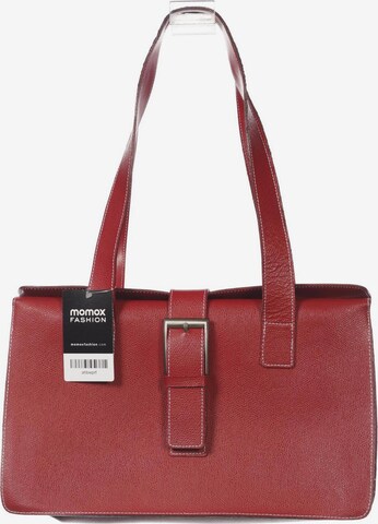 L.CREDI Handtasche gross Leder One Size in Rot: predná strana