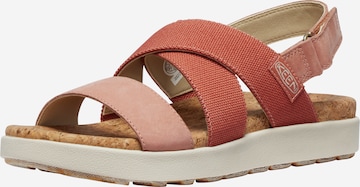KEEN Sandals in Red: front