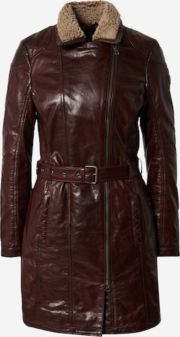 Gipsy Between-Seasons Coat 'Tamina' in Brown: front