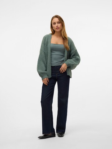 VERO MODA Knit cardigan 'MAYBE' in Green