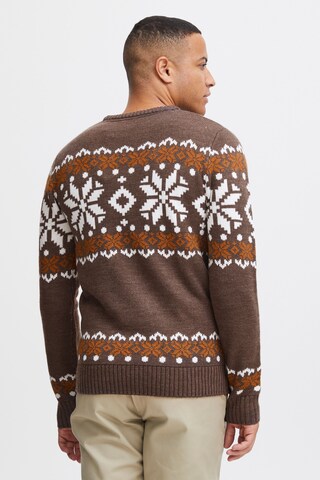 !Solid Sweater 'Norwig' in Brown