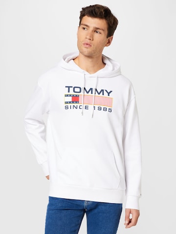 Tommy Jeans Μπλούζα φούτερ σε λευκό: μπροστά