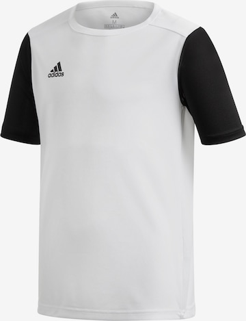 T-Shirt fonctionnel 'Estro 19' ADIDAS PERFORMANCE en blanc : devant