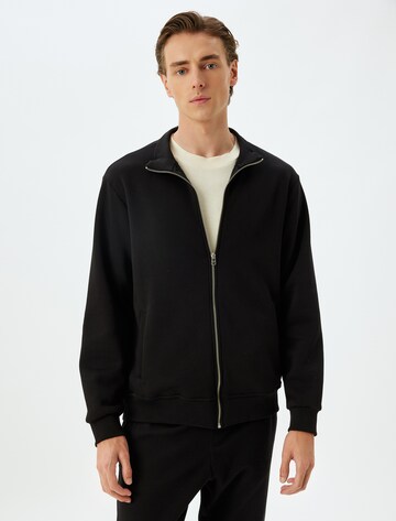 Koton Sweat jacket in Black: front