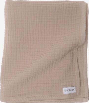 LILIPUT Baby Blanket in Brown: front