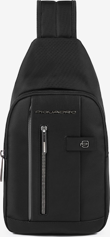 Piquadro Crossbody Bag in Black: front