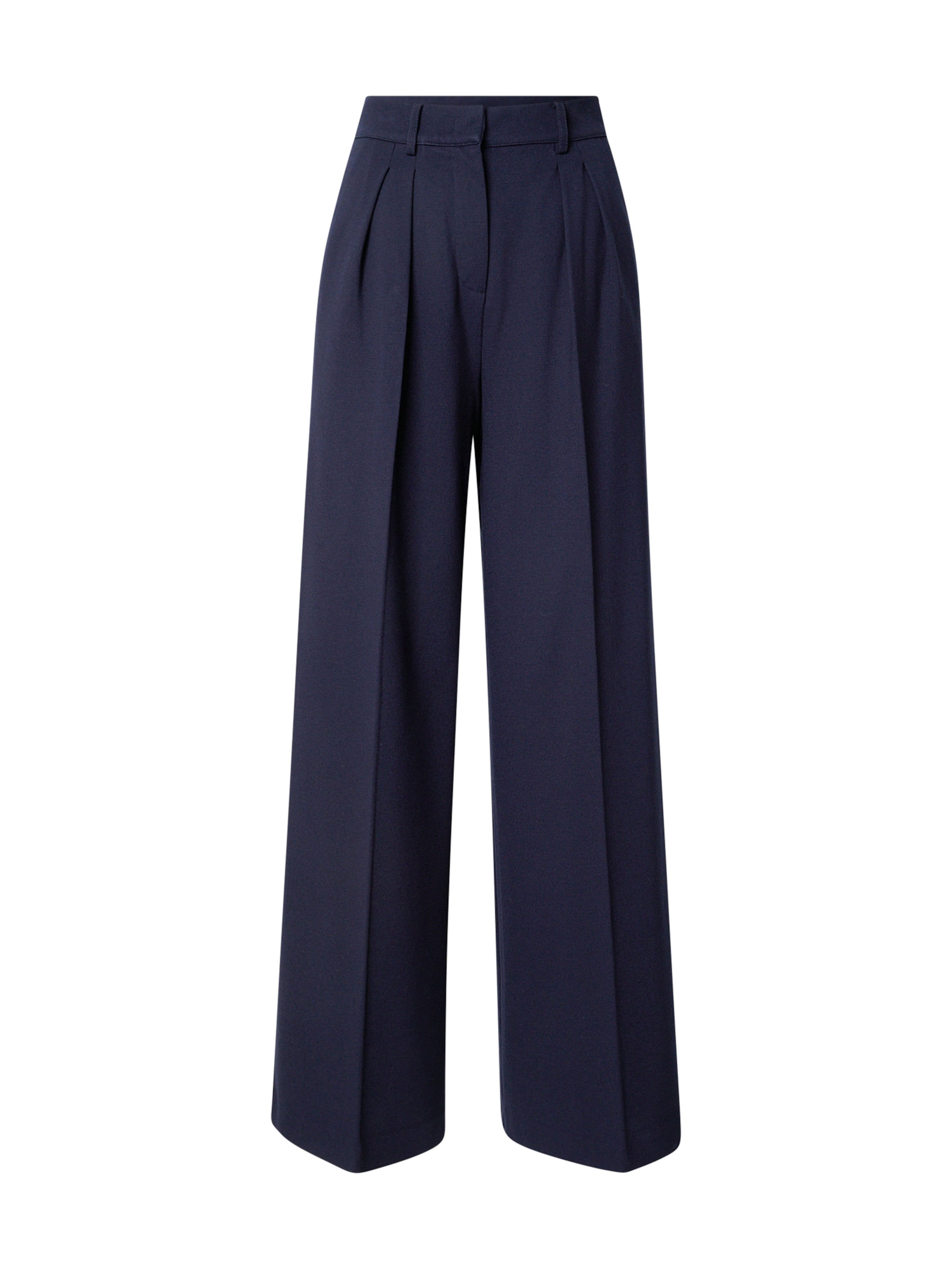 MM by Max Mara Плиссированные брюки 'GINNICO' в Темно-синий, Обзор товара