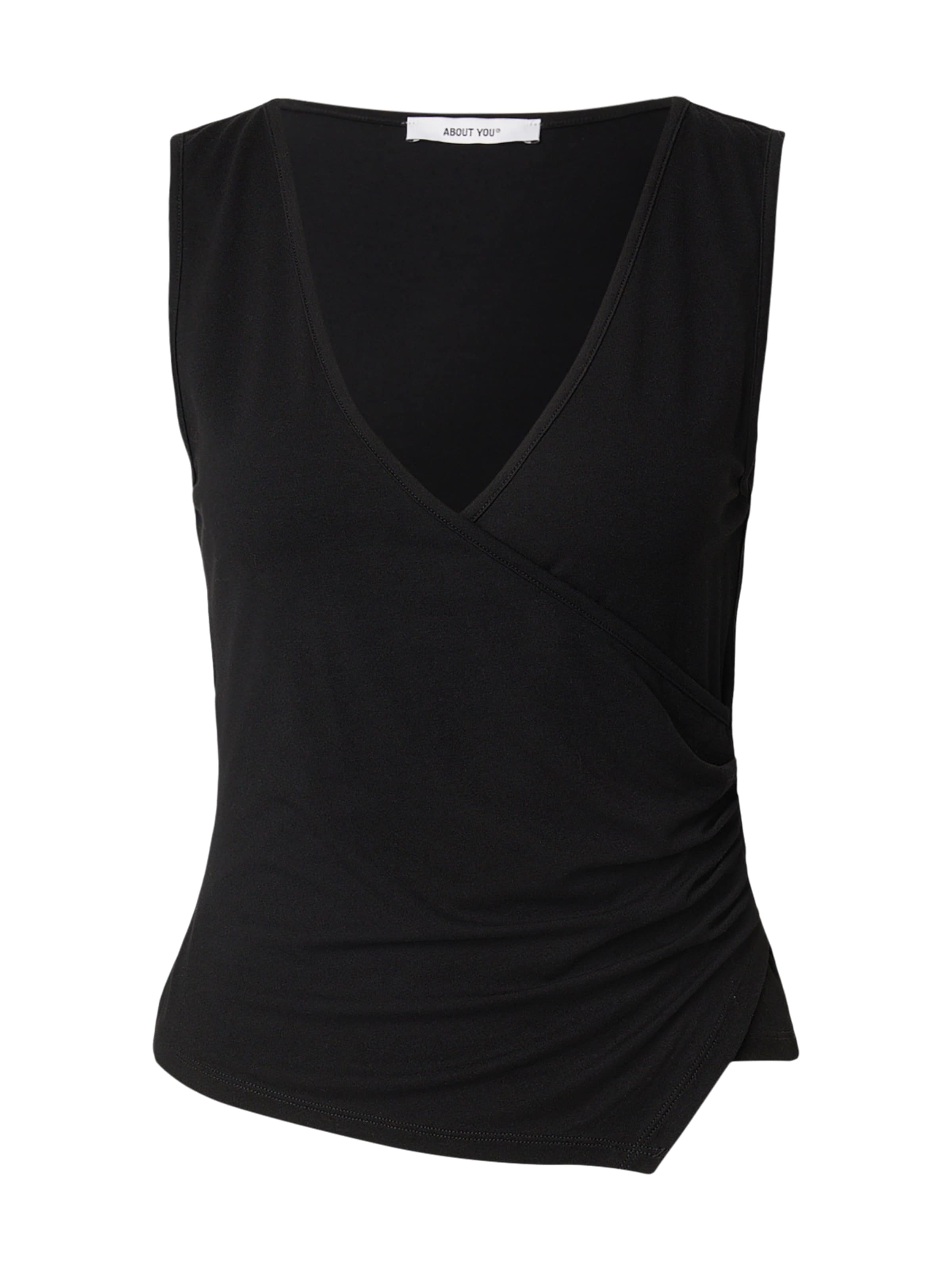 ABOUT YOU Top 'Heidi' in Schwarz: Vorderseite