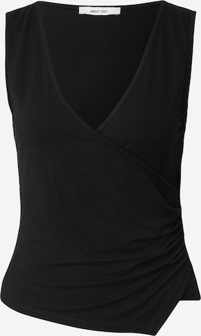 ABOUT YOU Top 'Heidi' in Schwarz: Vorderseite