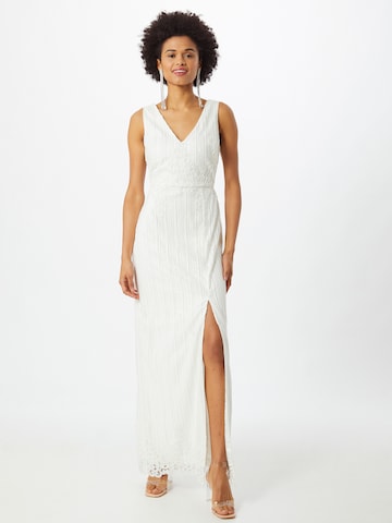 Chi Chi London Evening Dress 'Anna' in White: front