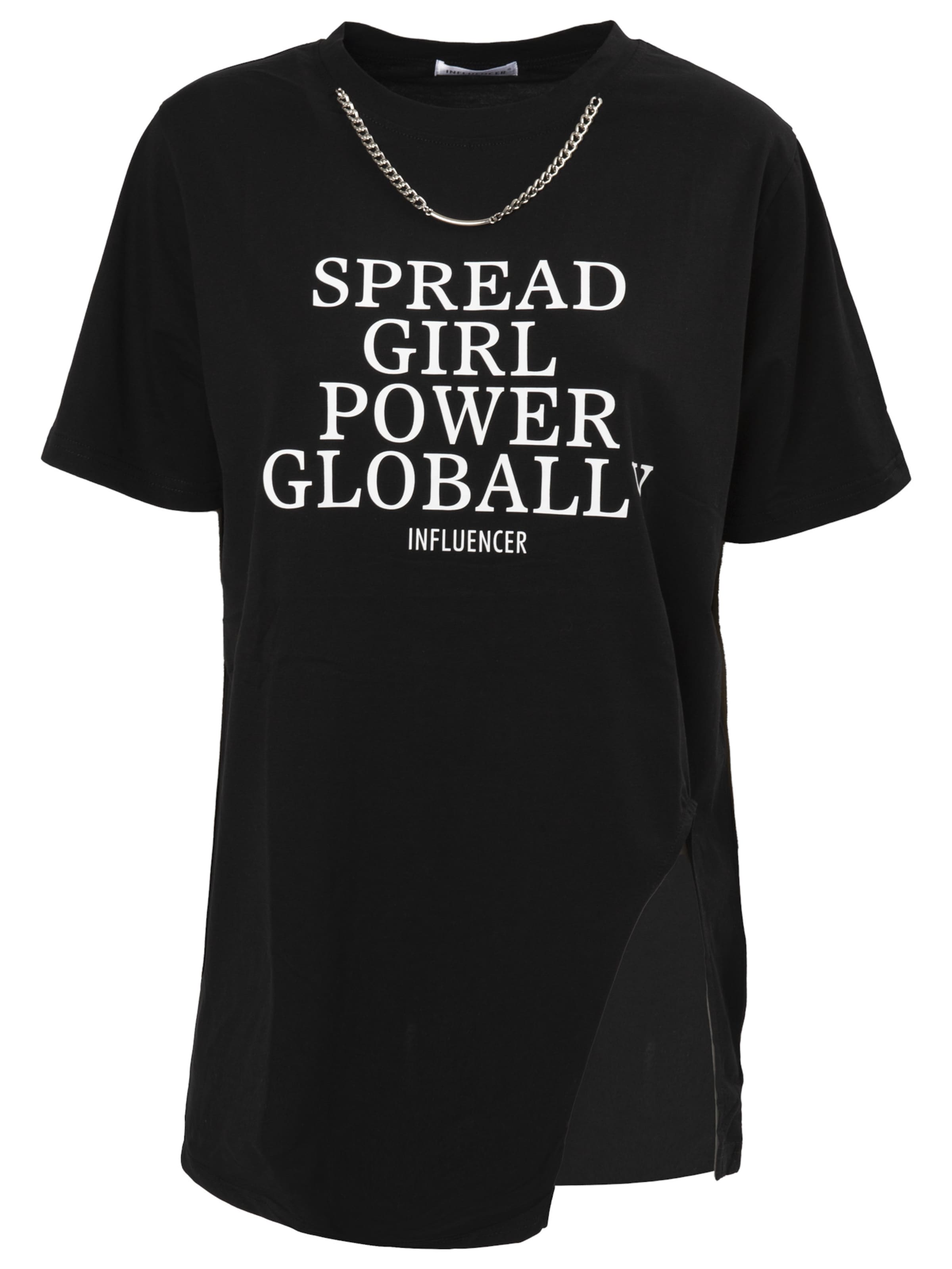Maglietta di Influencer in nero: frontale